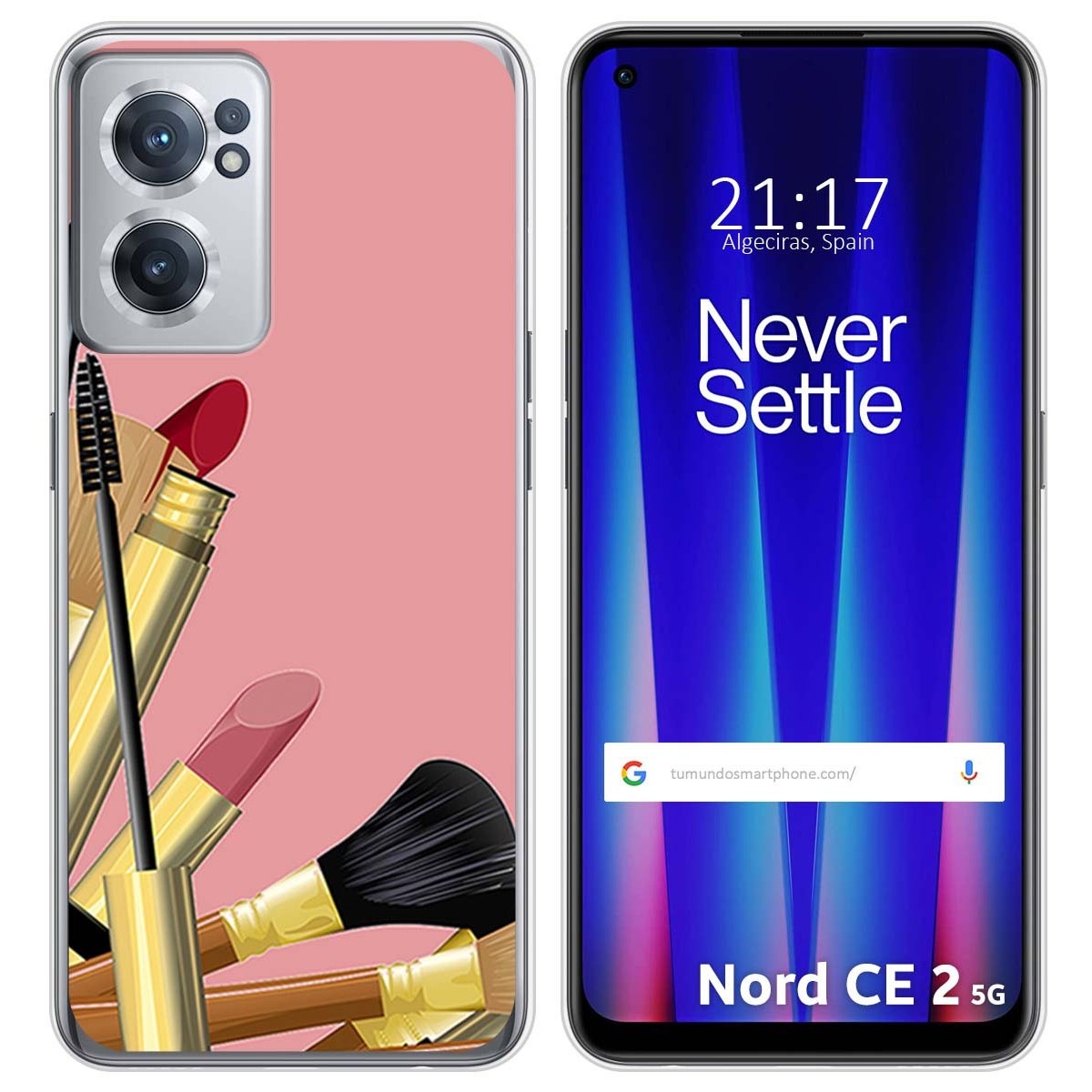Funda Silicona para Oneplus Nord CE 2 5G diseño Brochas Dibujos