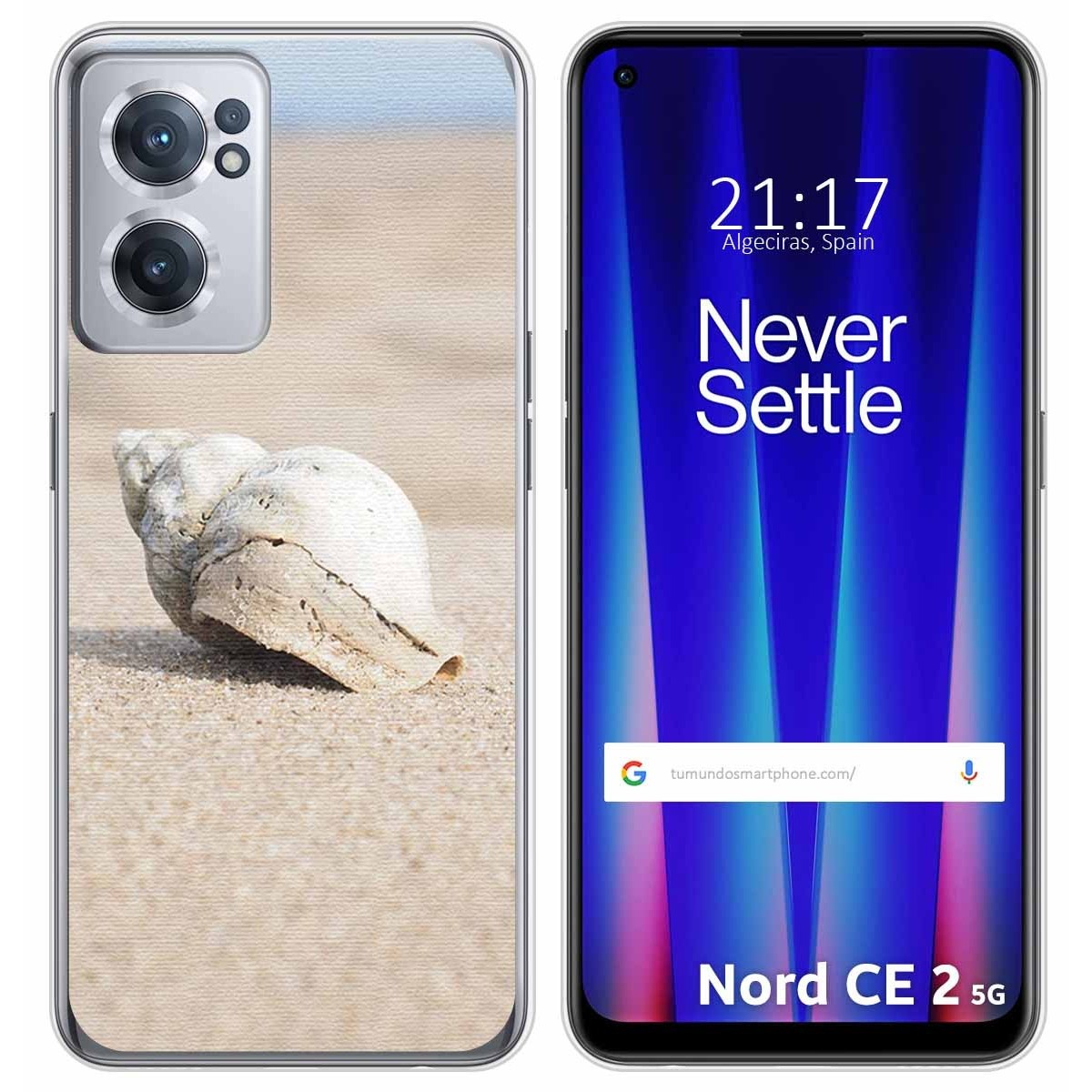 Funda Silicona para Oneplus Nord CE 2 5G diseño Concha Dibujos