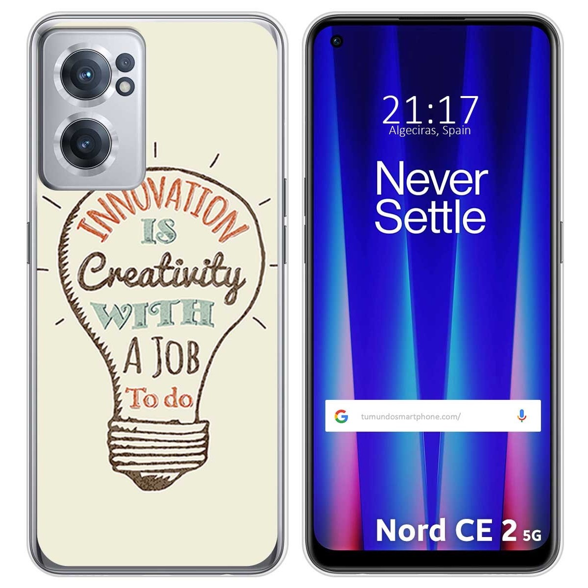 Funda Silicona para Oneplus Nord CE 2 5G diseño Creativity Dibujos