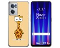 Funda Silicona para Oneplus Nord CE 2 5G diseño Jirafa Dibujos