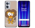 Funda Silicona para Oneplus Nord CE 2 5G diseño Leon Dibujos