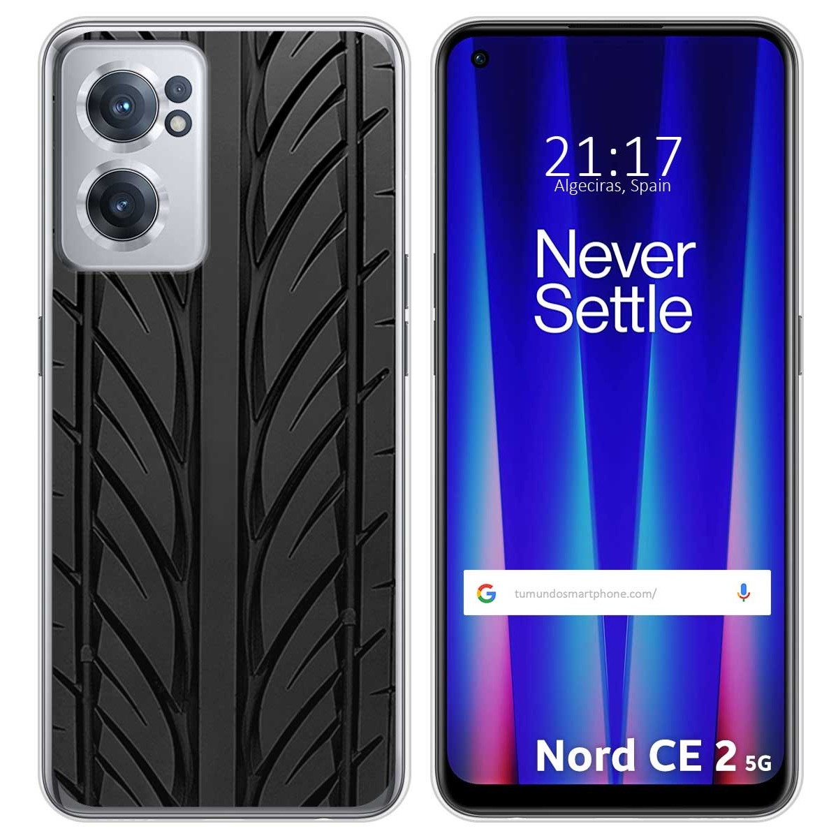 Funda Silicona para Oneplus Nord CE 2 5G diseño Neumatico Dibujos
