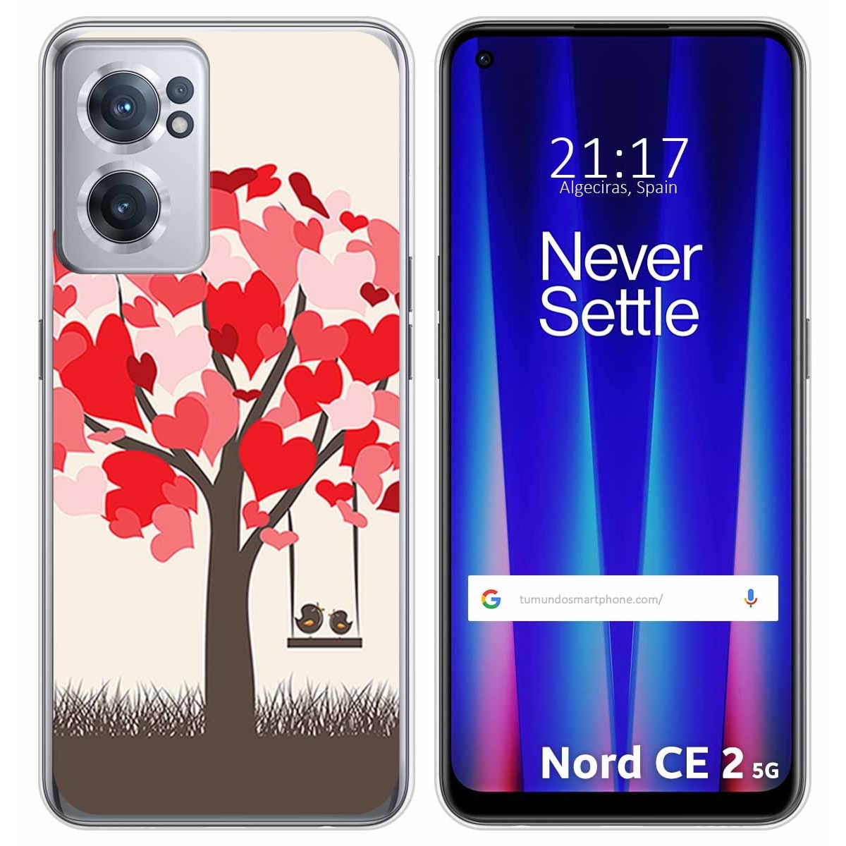 Funda Silicona para Oneplus Nord CE 2 5G diseño Pajaritos Dibujos