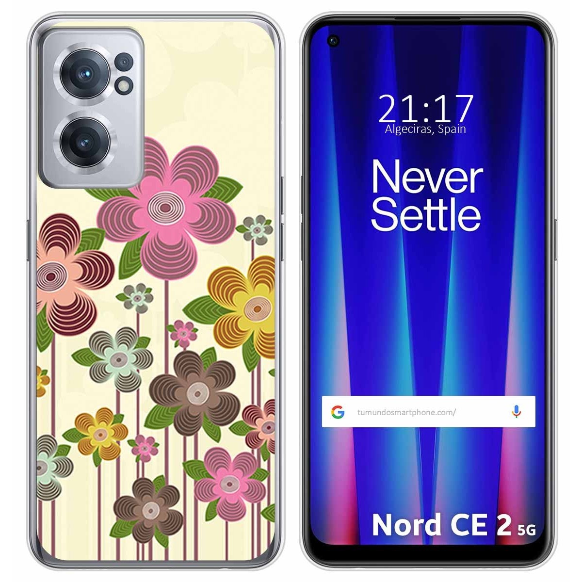Funda Silicona para Oneplus Nord CE 2 5G diseño Primavera En Flor Dibujos