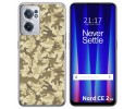 Funda Silicona para Oneplus Nord CE 2 5G diseño Sand Camuflaje Dibujos