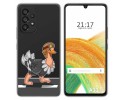 Funda Silicona Transparente para Samsung Galaxy A33 5G diseño Avestruz Dibujos