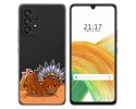 Funda Silicona Transparente para Samsung Galaxy A33 5G diseño Bufalo Dibujos