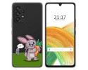 Funda Silicona Transparente para Samsung Galaxy A33 5G diseño Conejo Dibujos