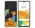Funda Silicona Transparente para Samsung Galaxy A33 5G diseño Jirafa Dibujos