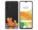 Funda Silicona Transparente para Samsung Galaxy A33 5G diseño Leopardo Dibujos
