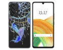 Funda Silicona Transparente para Samsung Galaxy A33 5G diseño Plumas Dibujos