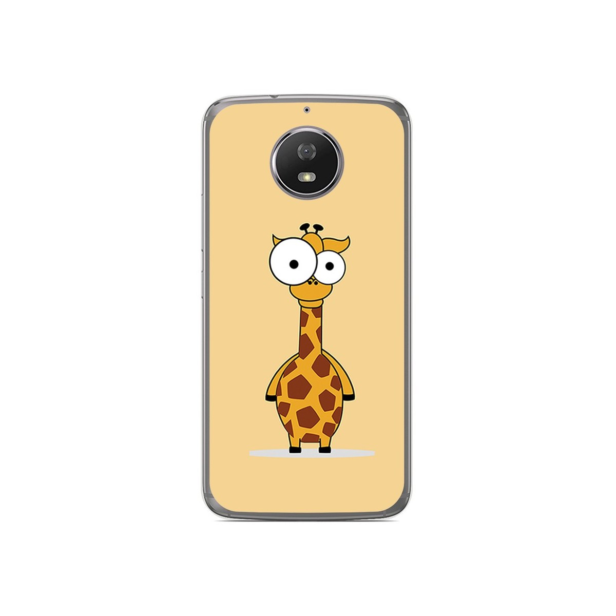 Funda Gel Tpu para Motorola Moto G5S Diseño Jirafa Dibujos