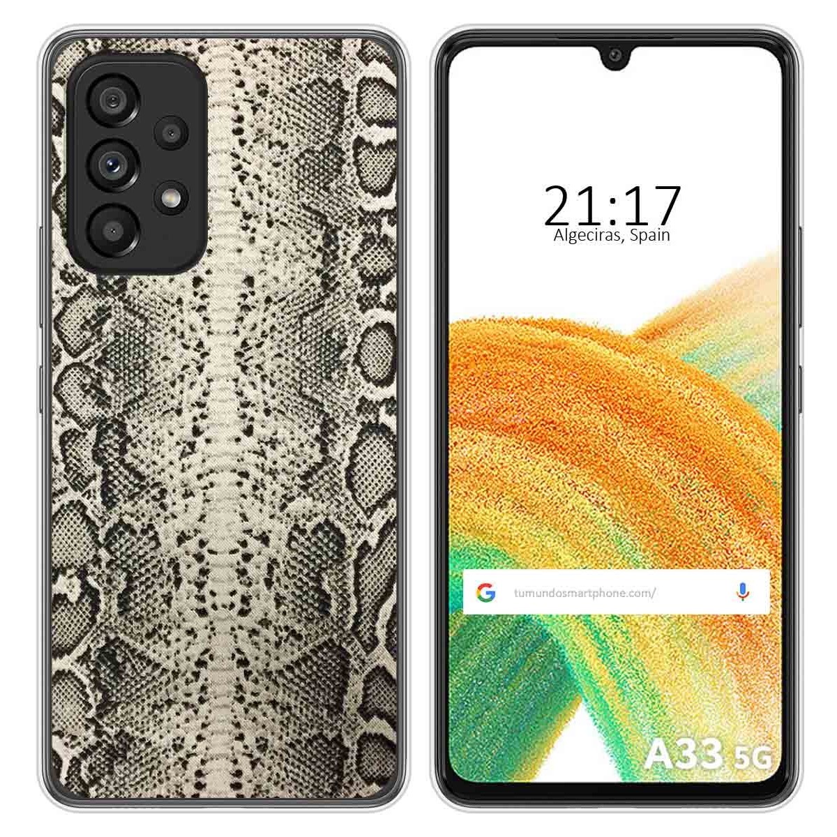 Funda Silicona para Samsung Galaxy A33 5G diseño Animal 01 Dibujos