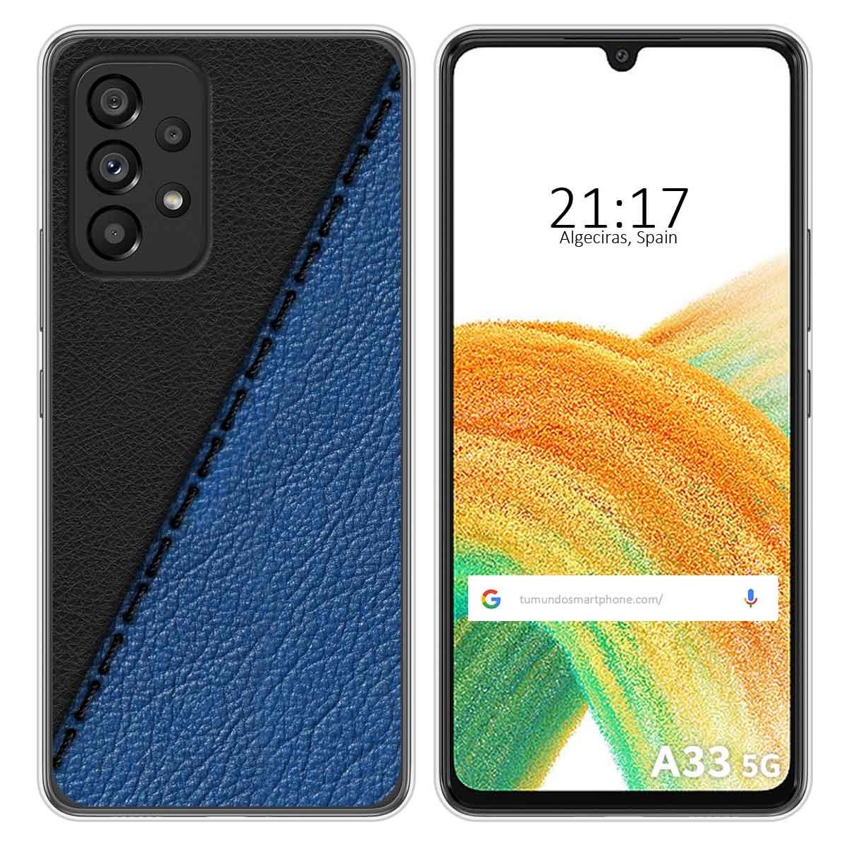 Funda Silicona para Samsung Galaxy A33 5G diseño Cuero 02 Dibujos