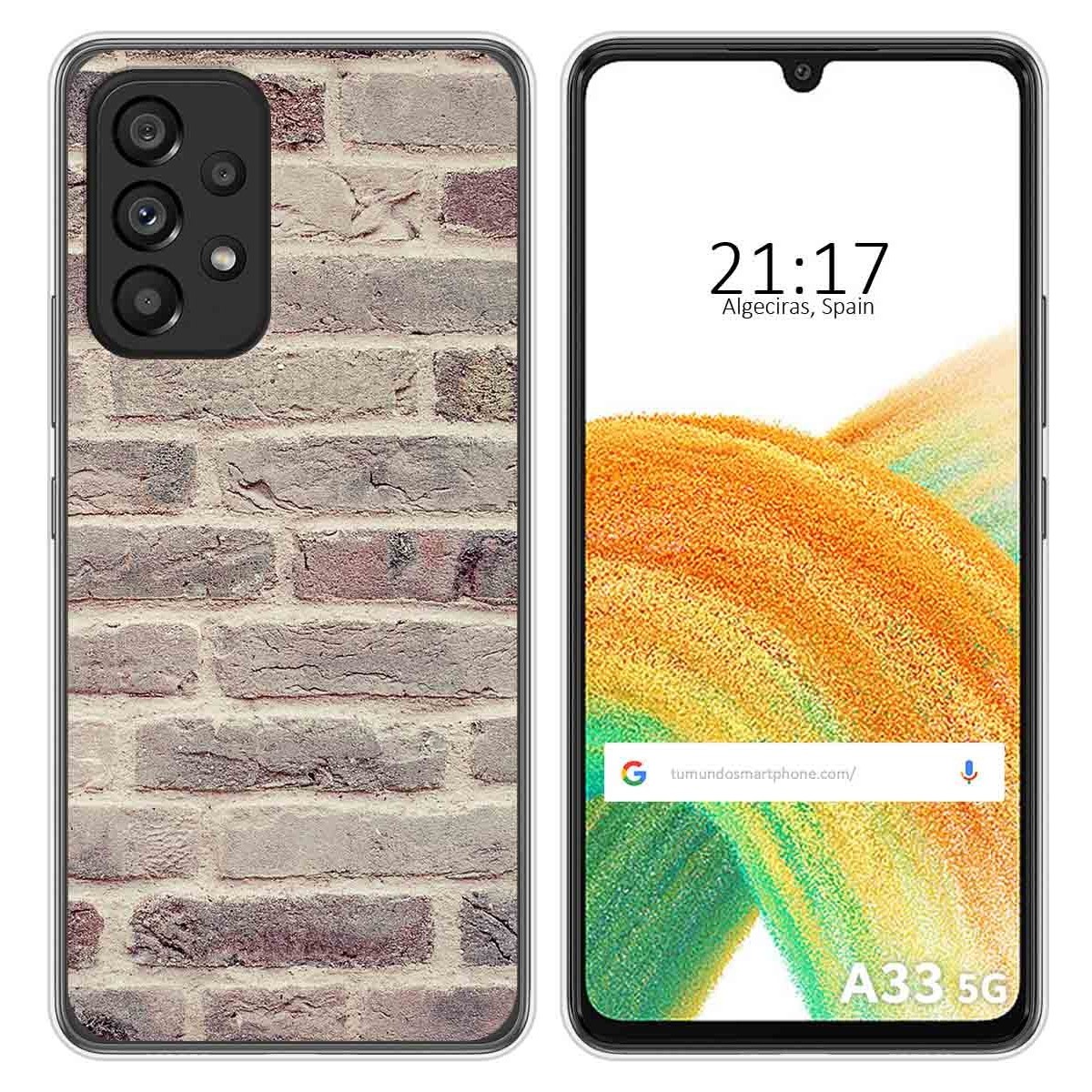 Funda Silicona para Samsung Galaxy A33 5G diseño Ladrillo 01 Dibujos