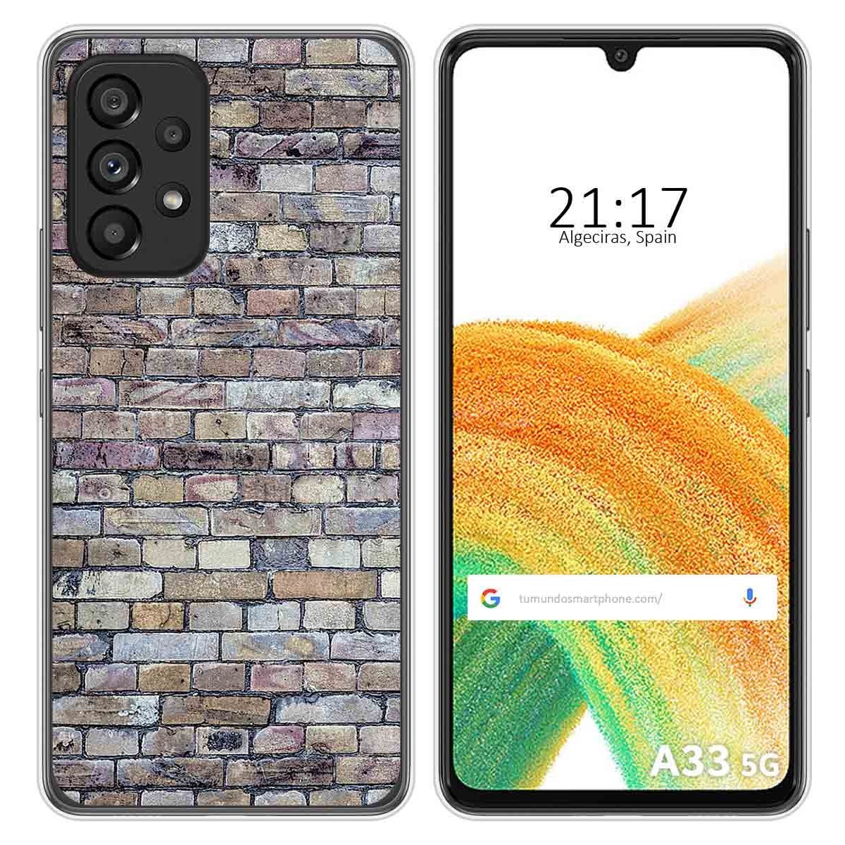 Funda Silicona para Samsung Galaxy A33 5G diseño Ladrillo 02 Dibujos