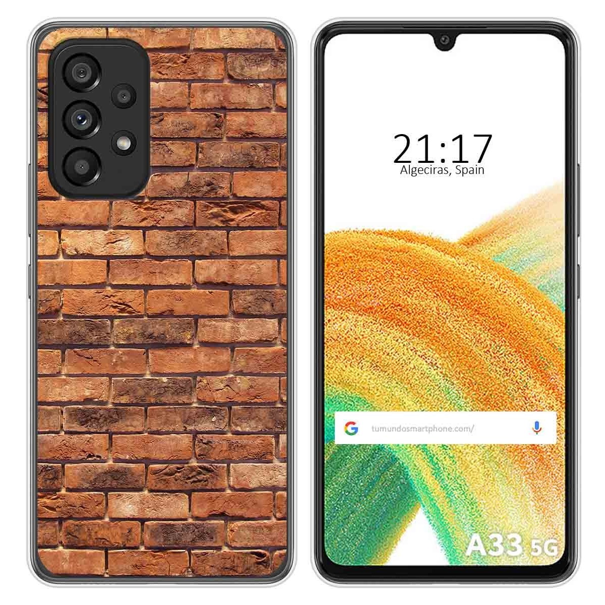Funda Silicona para Samsung Galaxy A33 5G diseño Ladrillo 04 Dibujos