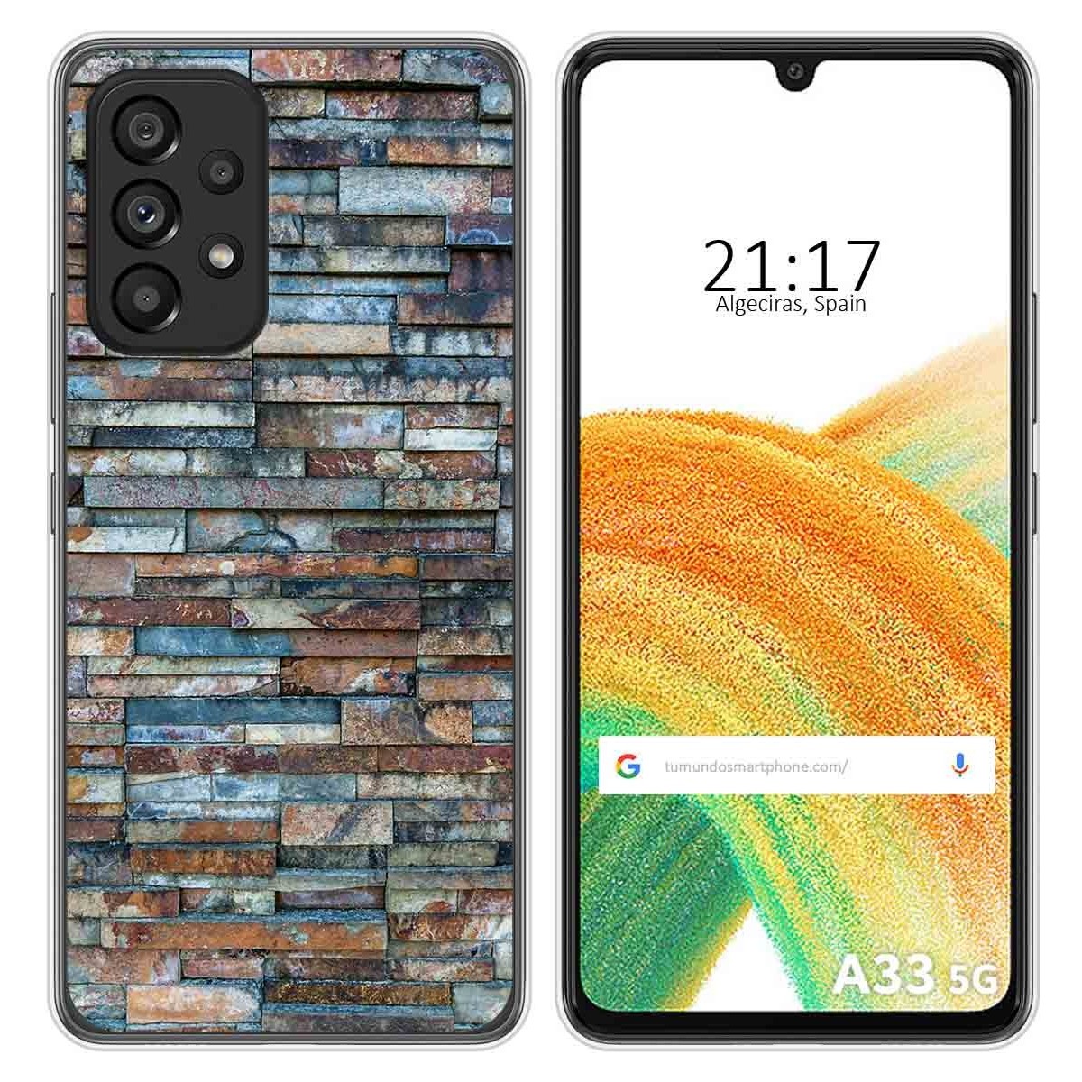 Funda Silicona para Samsung Galaxy A33 5G diseño Ladrillo 05 Dibujos