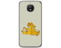 Funda Gel Tpu para Motorola Moto G5S Diseño Leones Dibujos