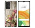 Funda Silicona para Samsung Galaxy A33 5G diseño Madera 08 Dibujos