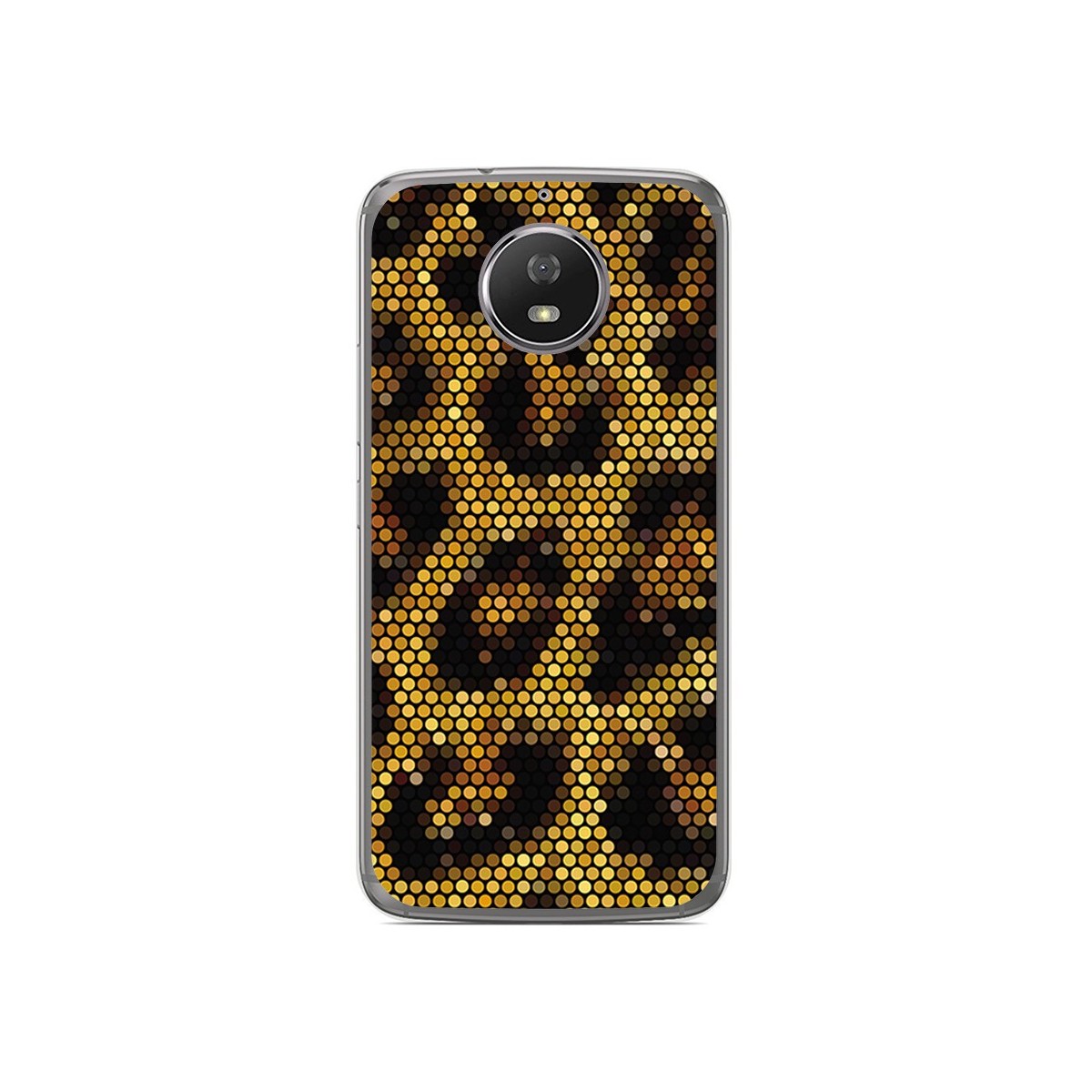 Funda Gel Tpu para Motorola Moto G5S Diseño Leopardo Dibujos