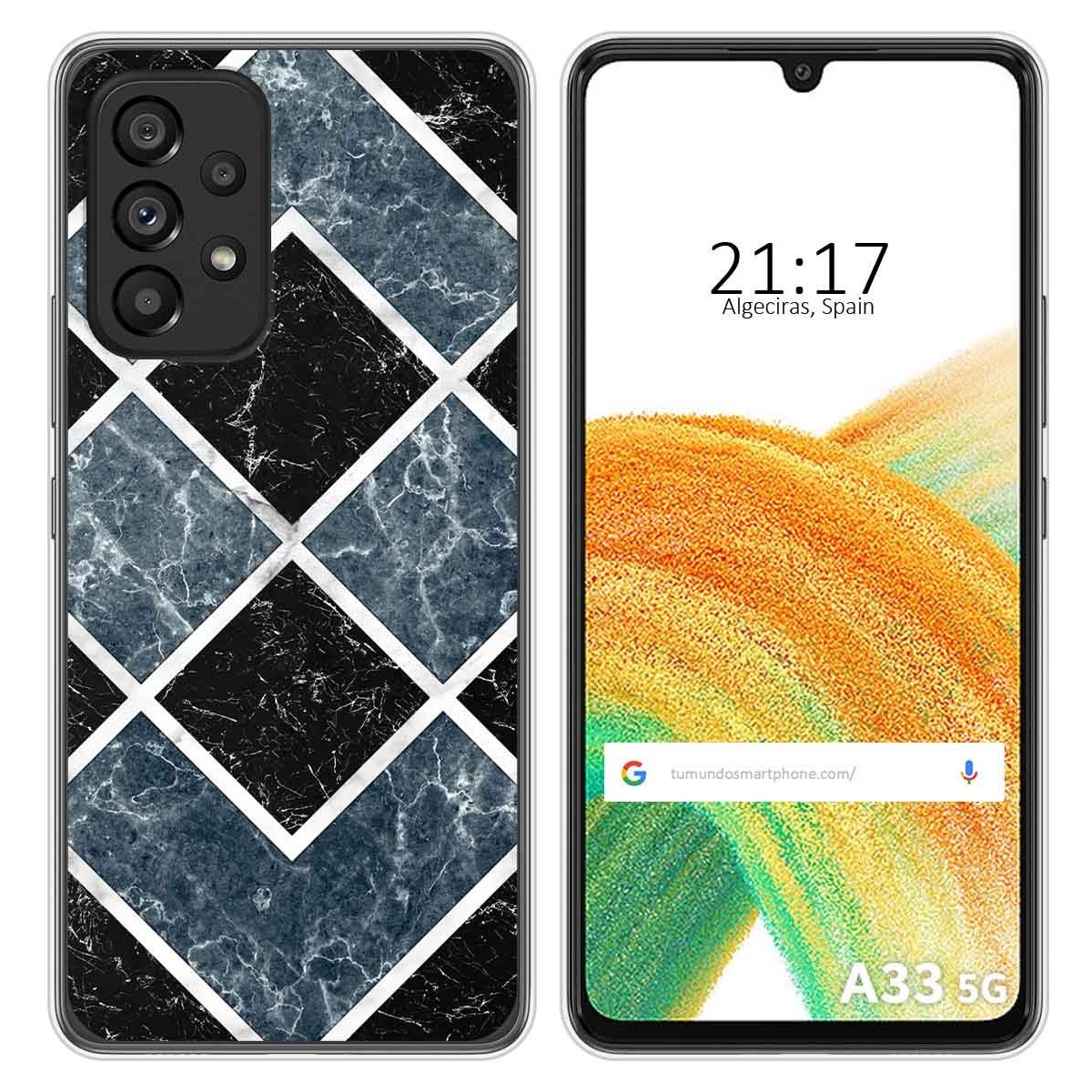 Funda Silicona para Samsung Galaxy A33 5G diseño Mármol 06 Dibujos