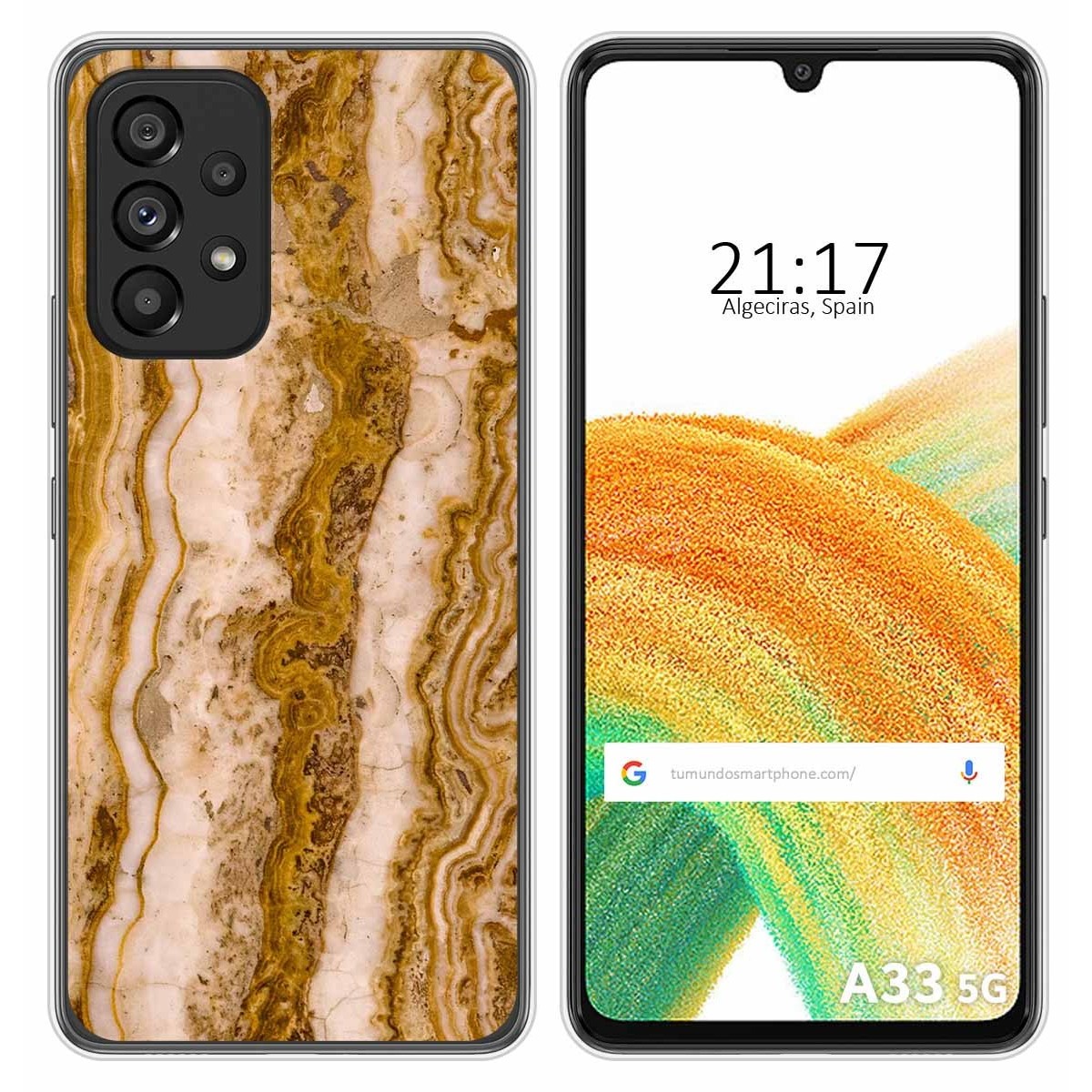 Funda Silicona para Samsung Galaxy A33 5G diseño Mármol 10 Dibujos