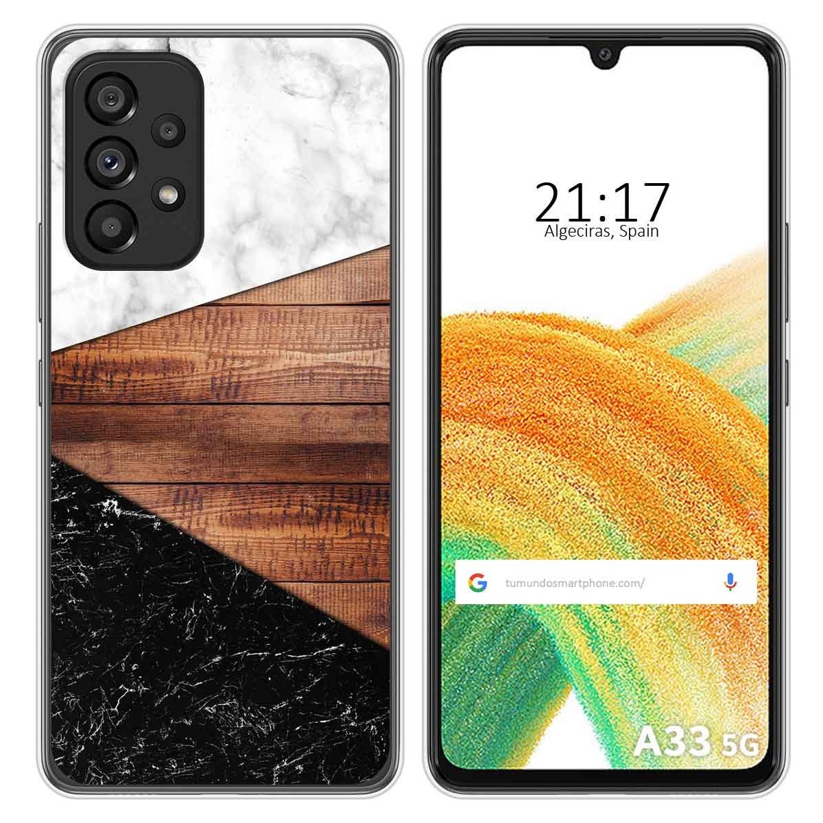 Funda Silicona para Samsung Galaxy A33 5G diseño Mármol 11 Dibujos