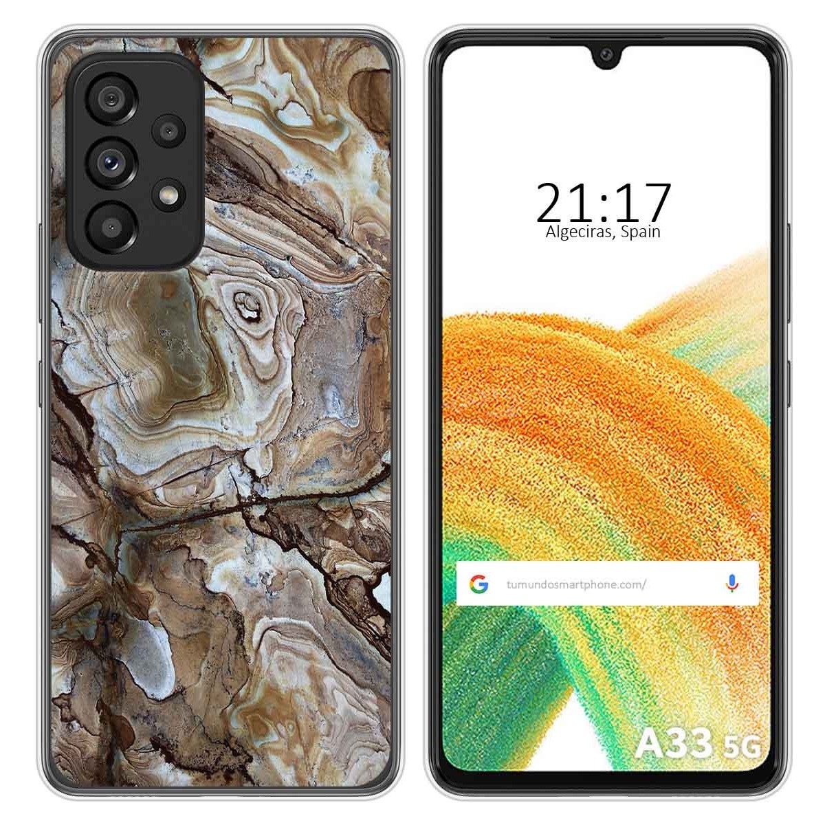 Funda Silicona para Samsung Galaxy A33 5G diseño Mármol 14 Dibujos