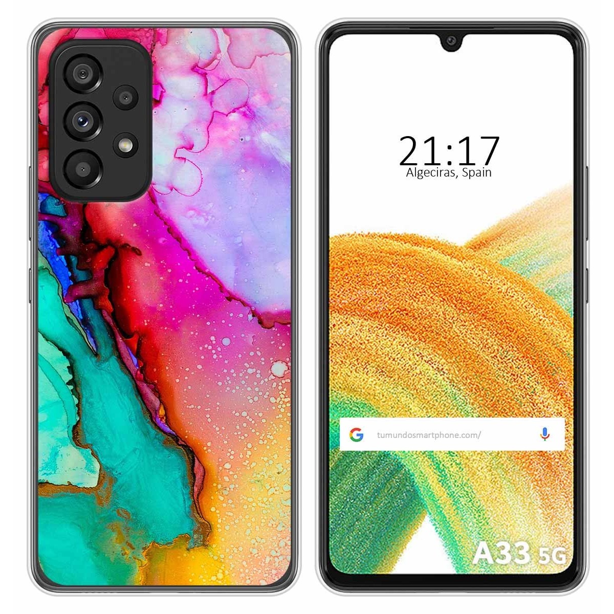 Funda Silicona para Samsung Galaxy A33 5G diseño Mármol 15 Dibujos