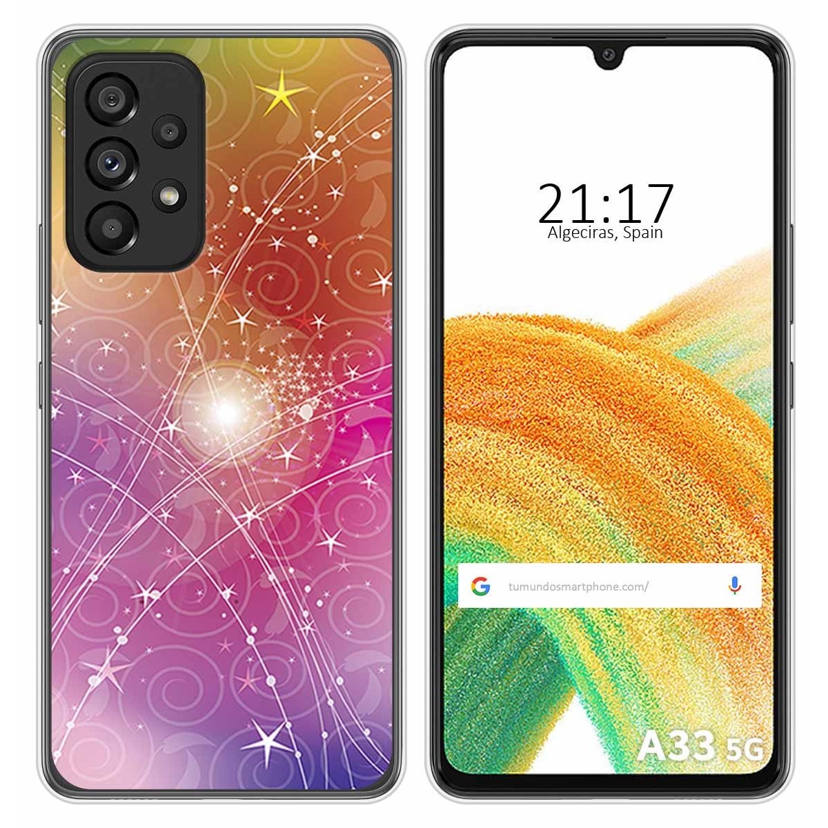 Funda Silicona para Samsung Galaxy A33 5G diseño Abstracto Dibujos