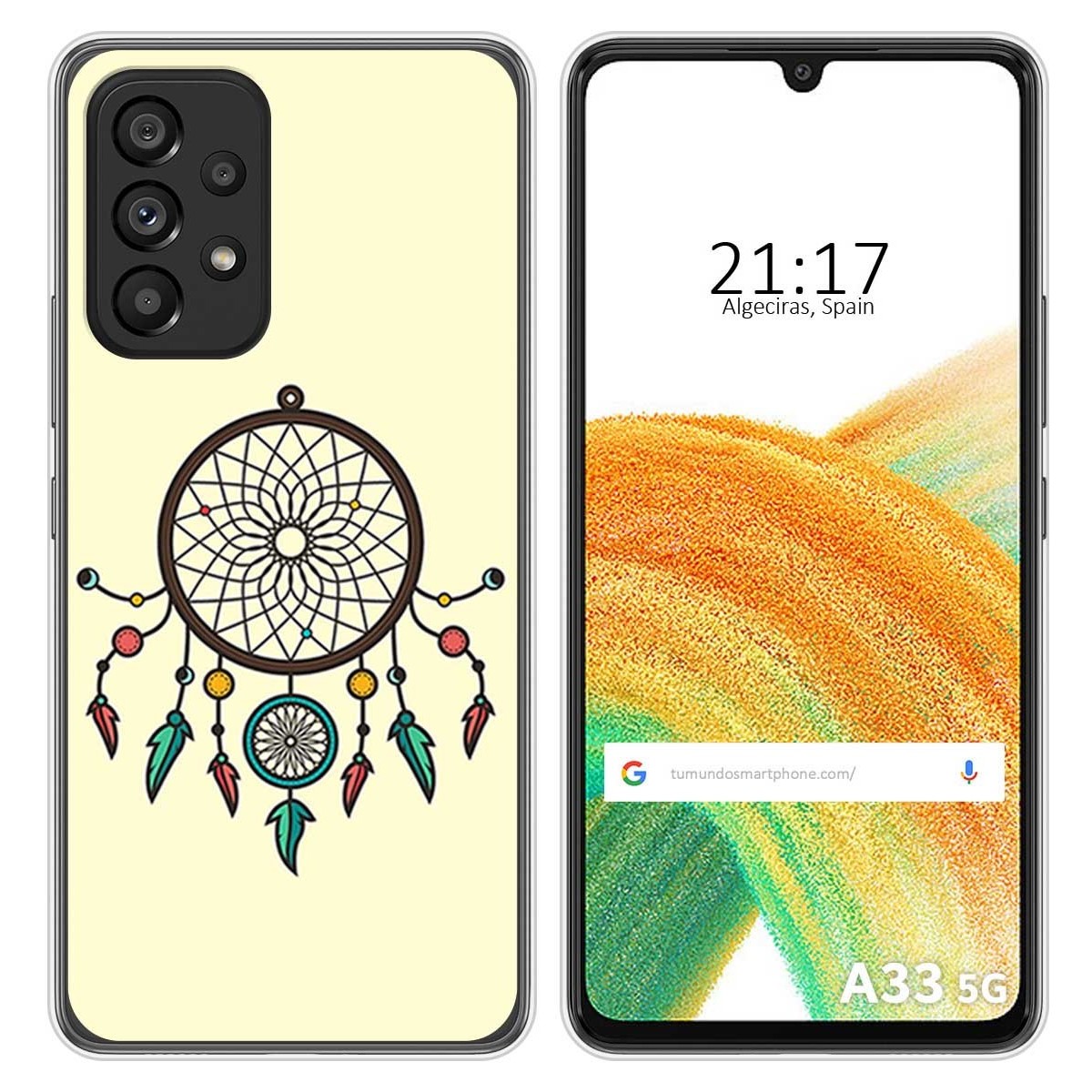 Funda Silicona para Samsung Galaxy A33 5G diseño Atrapasueños Dibujos