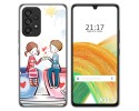 Funda Silicona para Samsung Galaxy A33 5G diseño Café Dibujos