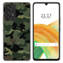 Funda Silicona para Samsung Galaxy A33 5G diseño Camuflaje Dibujos