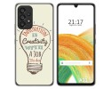 Funda Silicona para Samsung Galaxy A33 5G diseño Creativity Dibujos