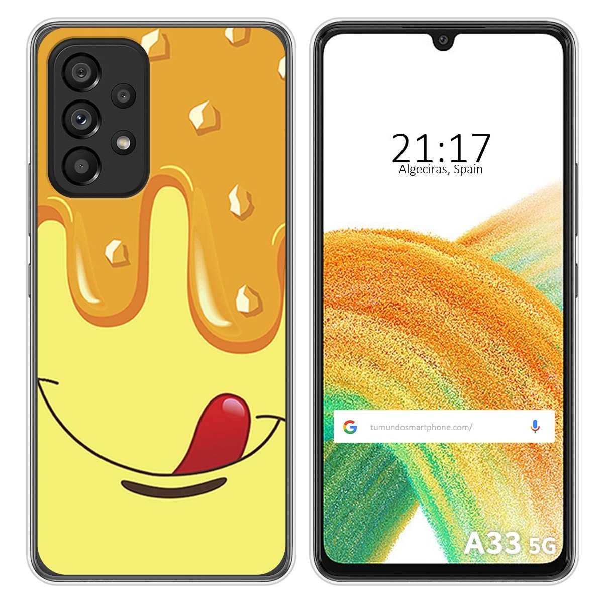 Funda Silicona para Samsung Galaxy A33 5G diseño Helado Vainilla Dibujos