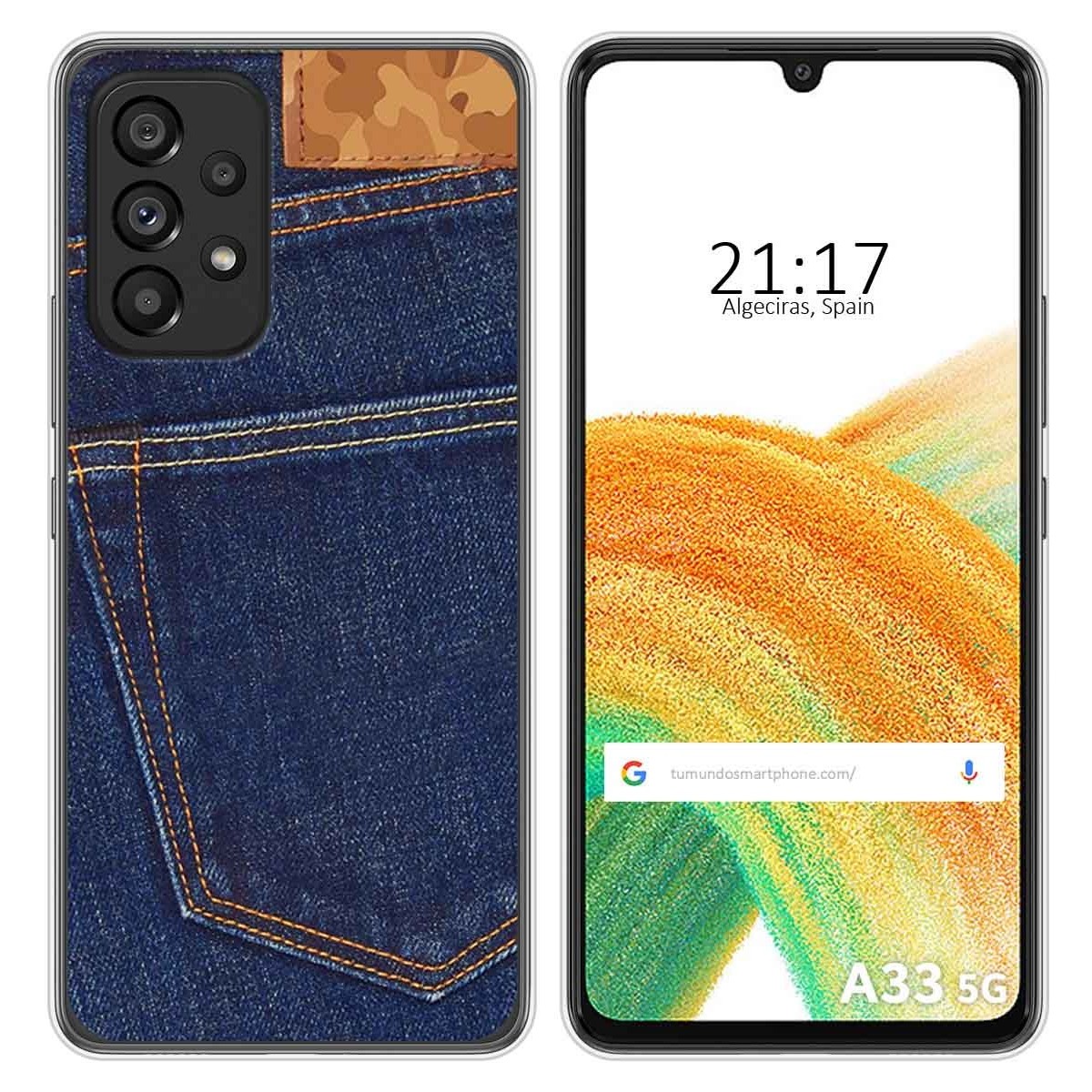 Funda Silicona para Samsung Galaxy A33 5G diseño Vaquero Dibujos