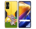 Funda Silicona Transparente para Xiaomi POCO F4 GT 5G diseño Conejo Dibujos