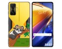 Funda Silicona Transparente para Xiaomi POCO F4 GT 5G diseño Panda Dibujos