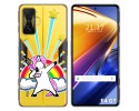 Funda Silicona Transparente para Xiaomi POCO F4 GT 5G diseño Unicornio Dibujos