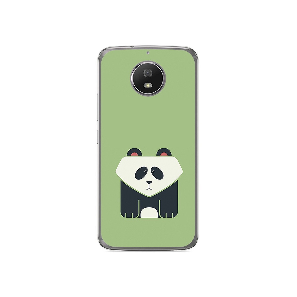 Funda Gel Tpu para Motorola Moto G5S Diseño Panda Dibujos