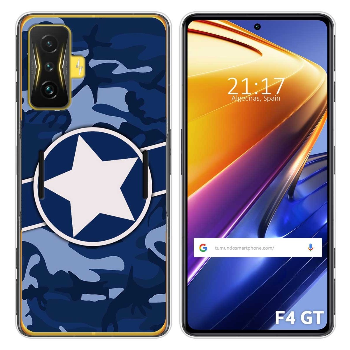 Funda Silicona para Xiaomi POCO F4 GT 5G diseño Camuflaje 03 Dibujos