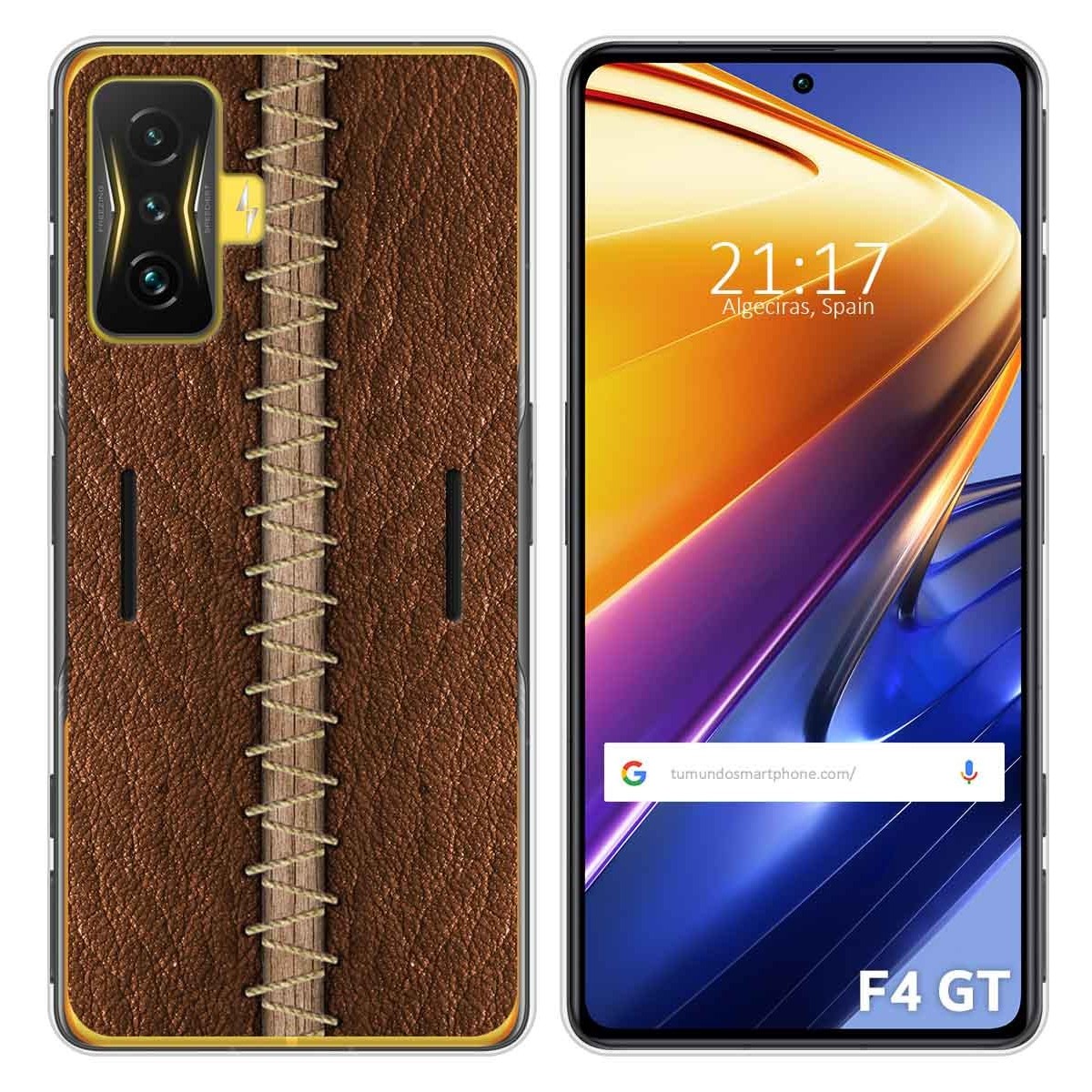Funda Silicona para Xiaomi POCO F4 GT 5G diseño Cuero 01 Dibujos