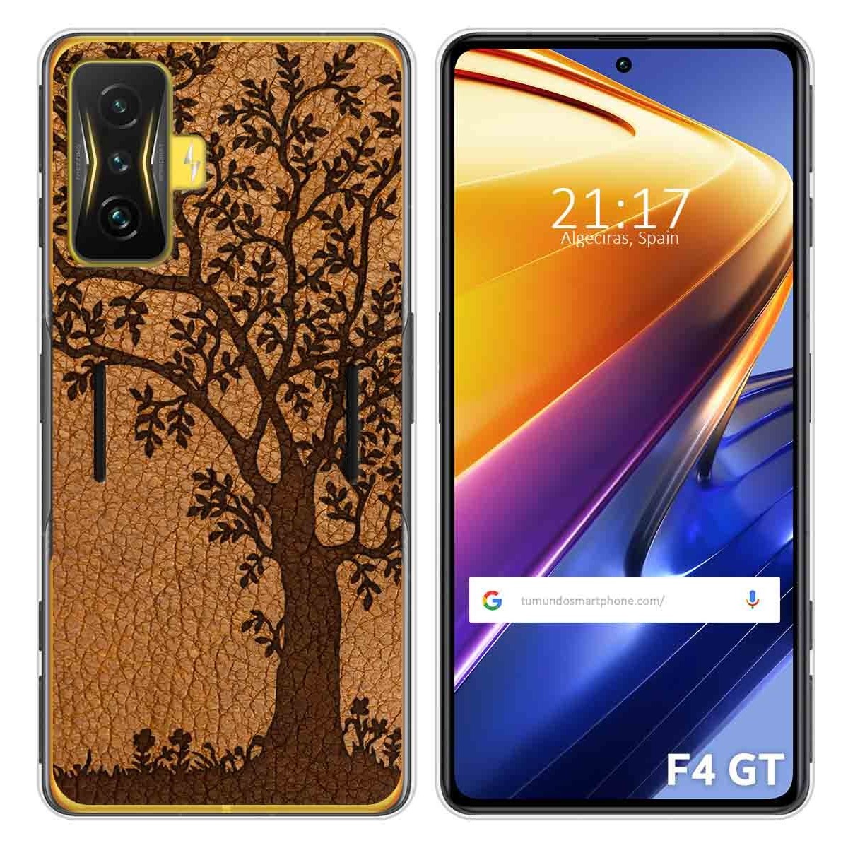 Funda Silicona para Xiaomi POCO F4 GT 5G diseño Cuero 03 Dibujos