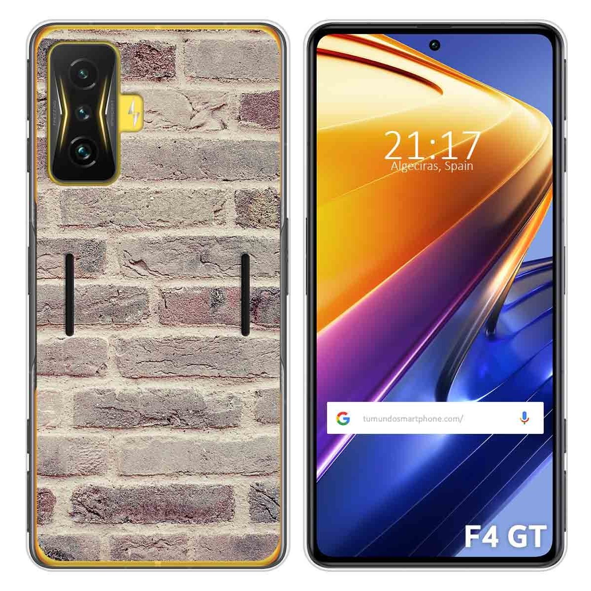 Funda Silicona para Xiaomi POCO F4 GT 5G diseño Ladrillo 01 Dibujos
