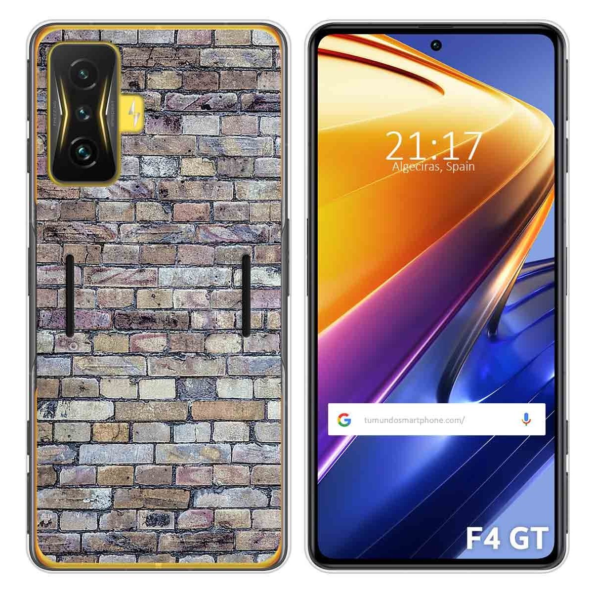 Funda Silicona para Xiaomi POCO F4 GT 5G diseño Ladrillo 02 Dibujos