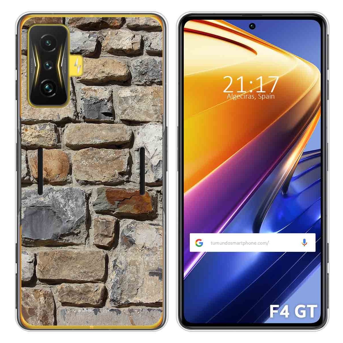 Funda Silicona para Xiaomi POCO F4 GT 5G diseño Ladrillo 03 Dibujos