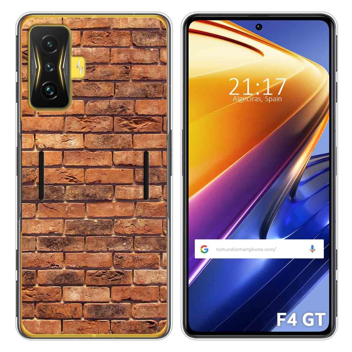 Funda Silicona para Xiaomi POCO F4 GT 5G diseño Ladrillo 04 Dibujos