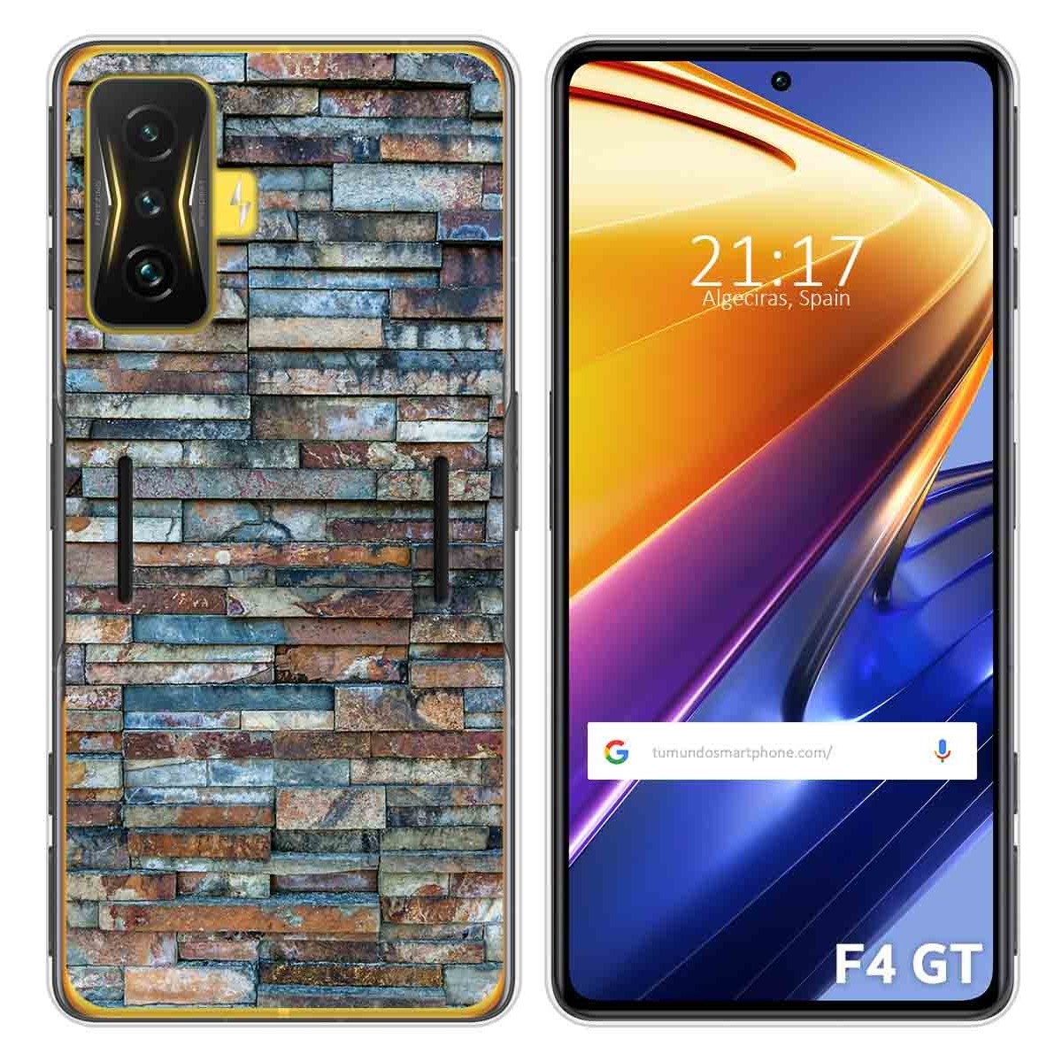 Funda Silicona para Xiaomi POCO F4 GT 5G diseño Ladrillo 05 Dibujos