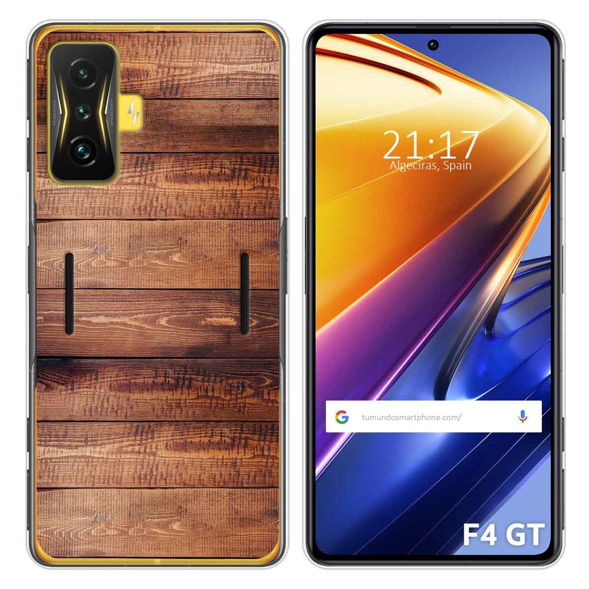 Funda Silicona para Xiaomi POCO F4 GT 5G diseño Madera 02 Dibujos